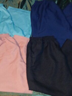 Alfred Dunner Pants Bundle Lot 4 Women 18W 20W Elastic Waist Pull On